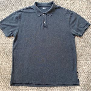 VINTAGE GAP Grey Cotton Classic Iconic Polo Shirt